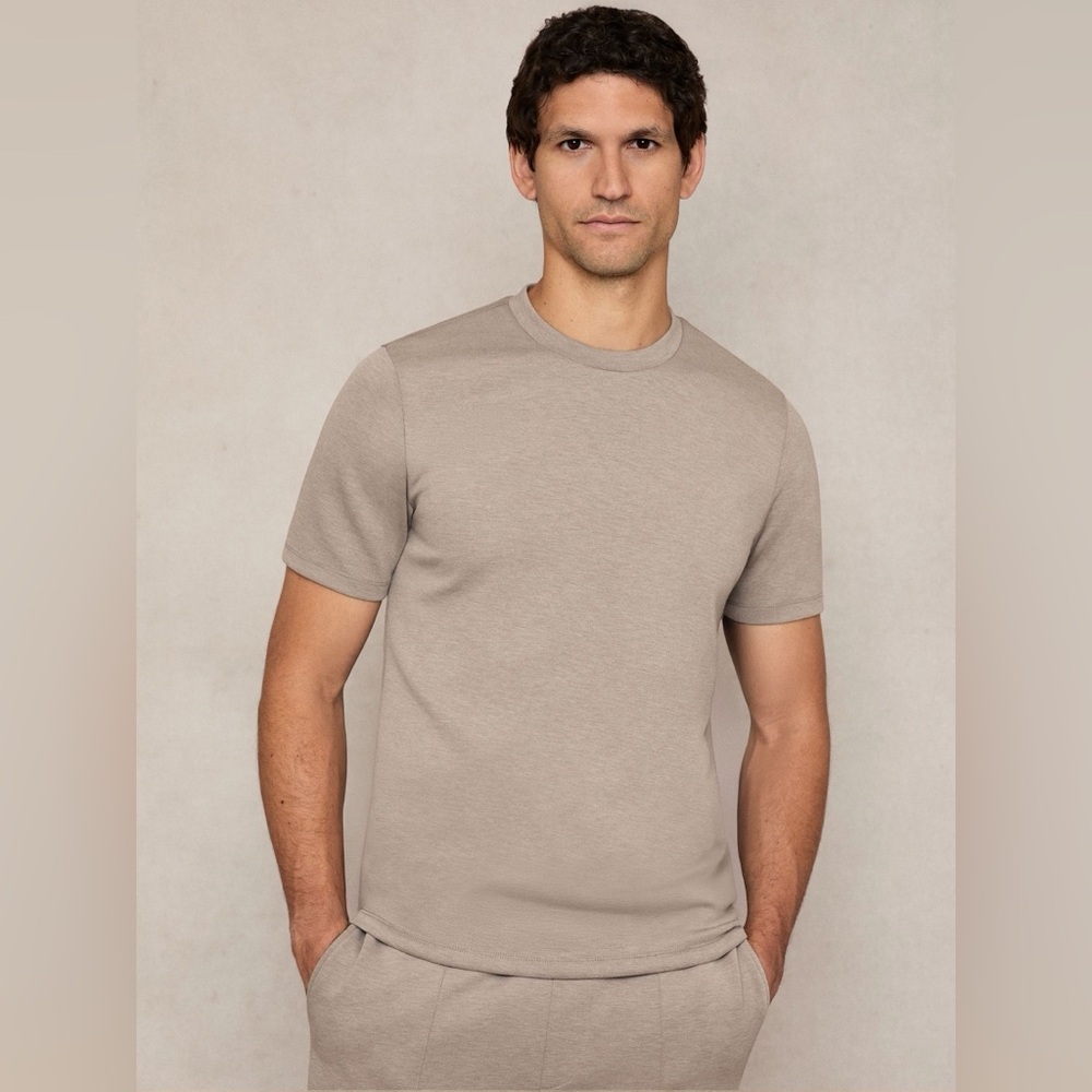 REISS Bradley
Premium-Interlock Modern-Fit T-Shirt in Taupe ( M2)